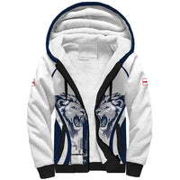 Custom England Football 2026 Sherpa Hoodie Three Lions Special Style