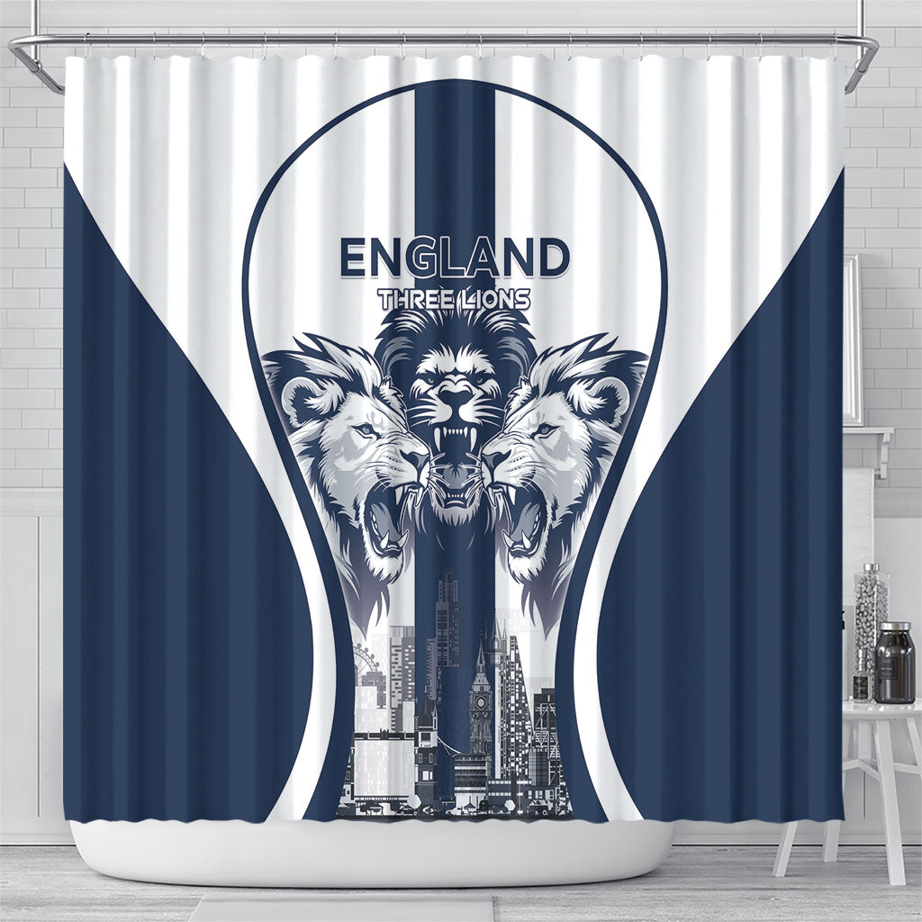 England Football 2026 Shower Curtain Three Lions Special Style