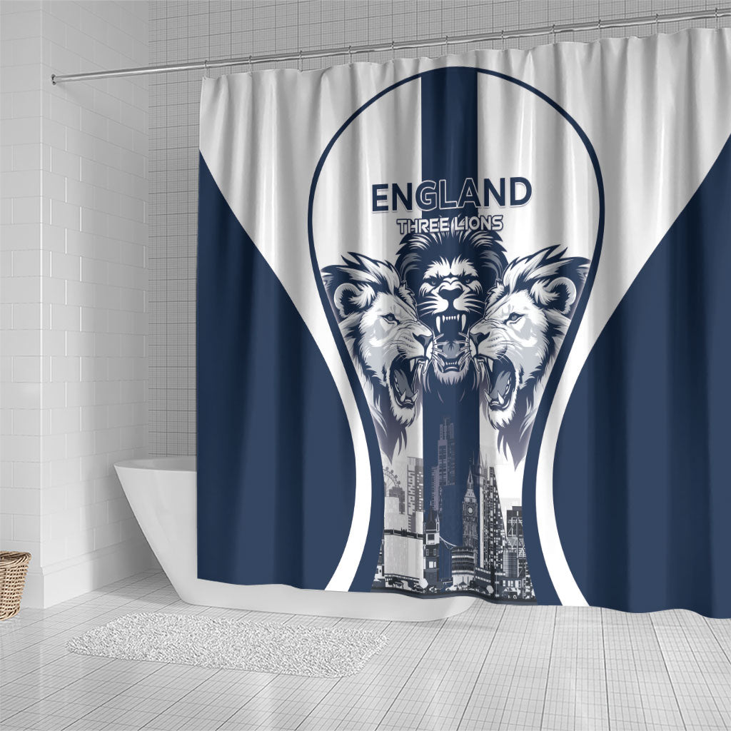 England Football 2026 Shower Curtain Three Lions Special Style
