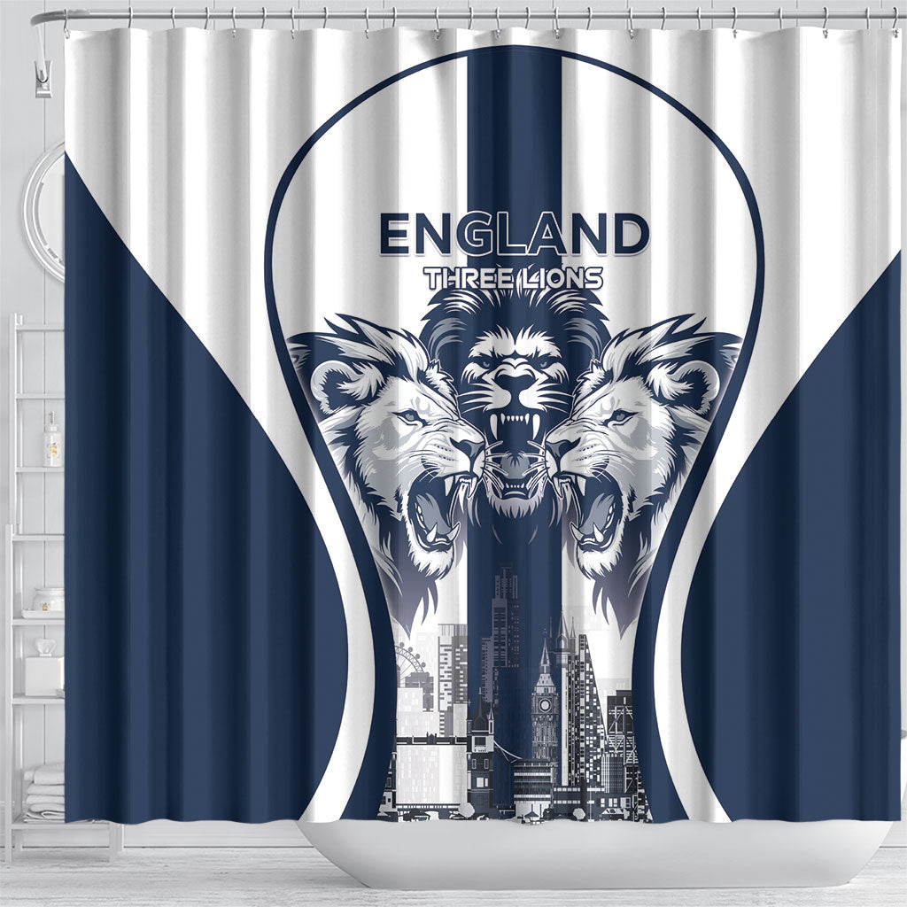 England Football 2026 Shower Curtain Three Lions Special Style
