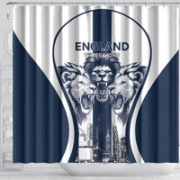 England Football 2026 Shower Curtain Three Lions Special Style