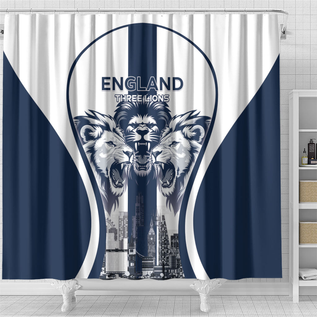 England Football 2026 Shower Curtain Three Lions Special Style