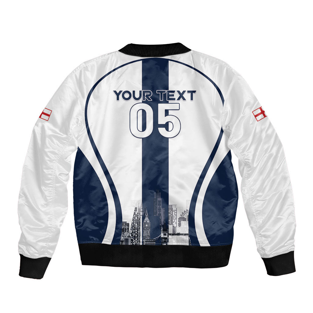 Custom England Football 2026 Sleeve Zip Bomber Jacket Three Lions Special Style