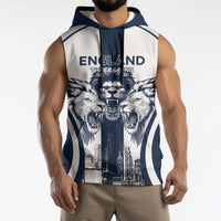 Custom England Football 2026 Sleeveless Hoodie Three Lions Special Style