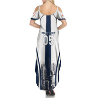 Custom England Football 2026 Summer Maxi Dress Three Lions Special Style