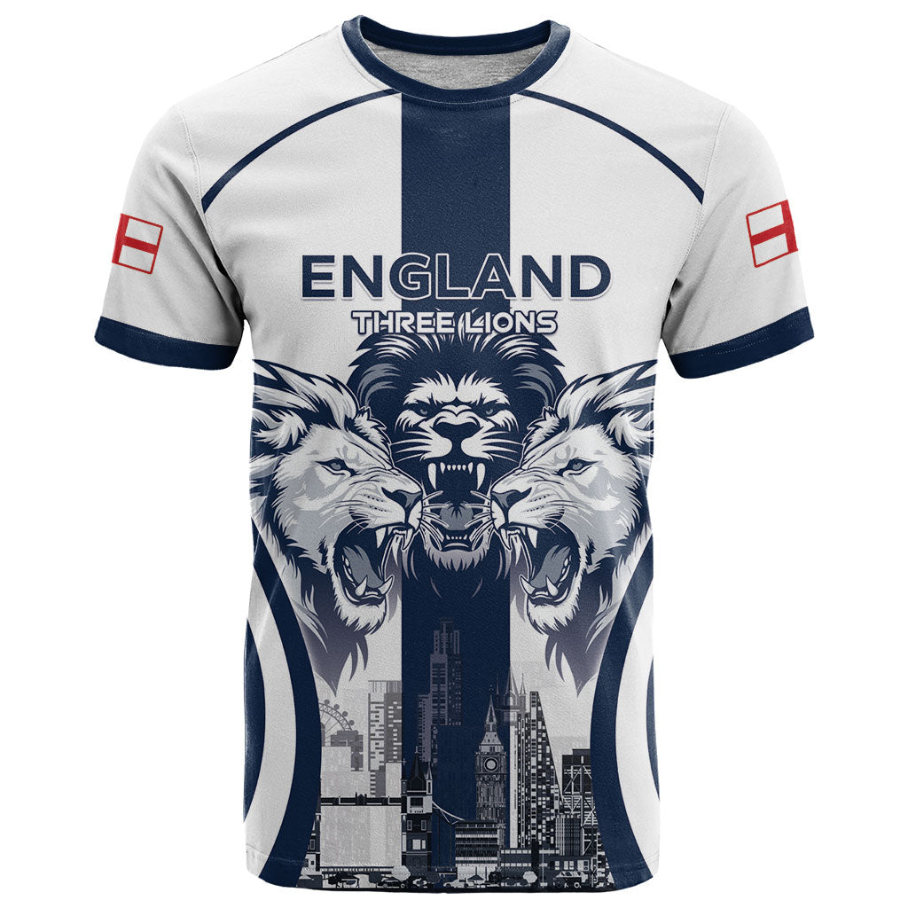 Custom England Football 2026 T Shirt Three Lions Special Style