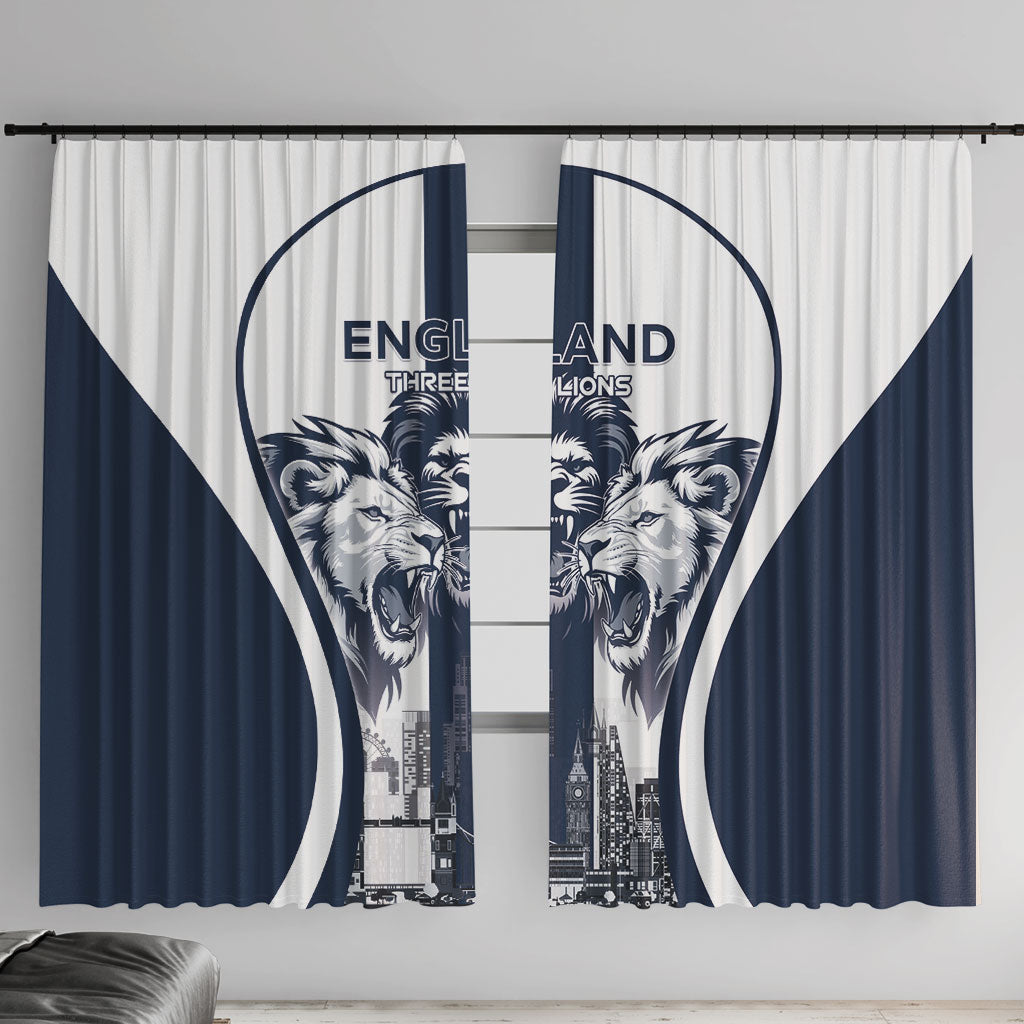 England Football 2026 Window Curtain Three Lions Special Style