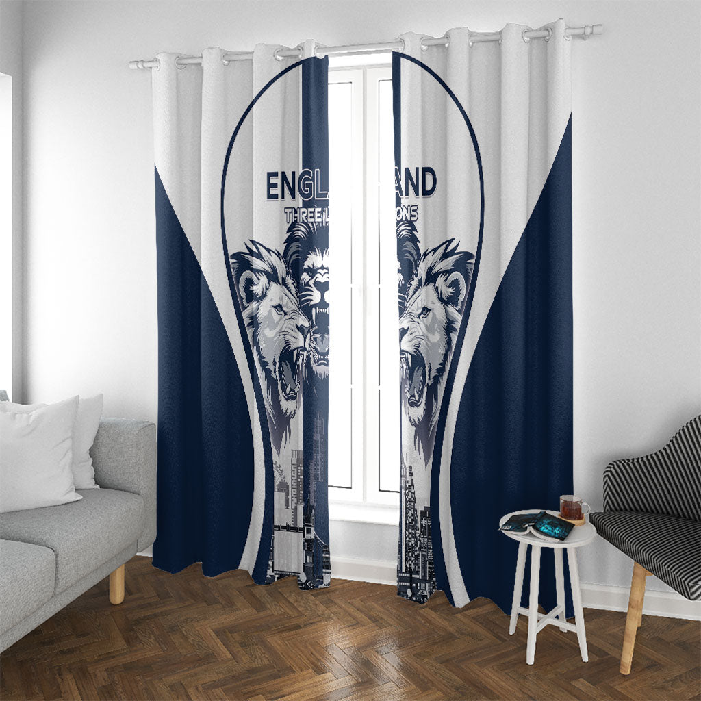 England Football 2026 Window Curtain Three Lions Special Style