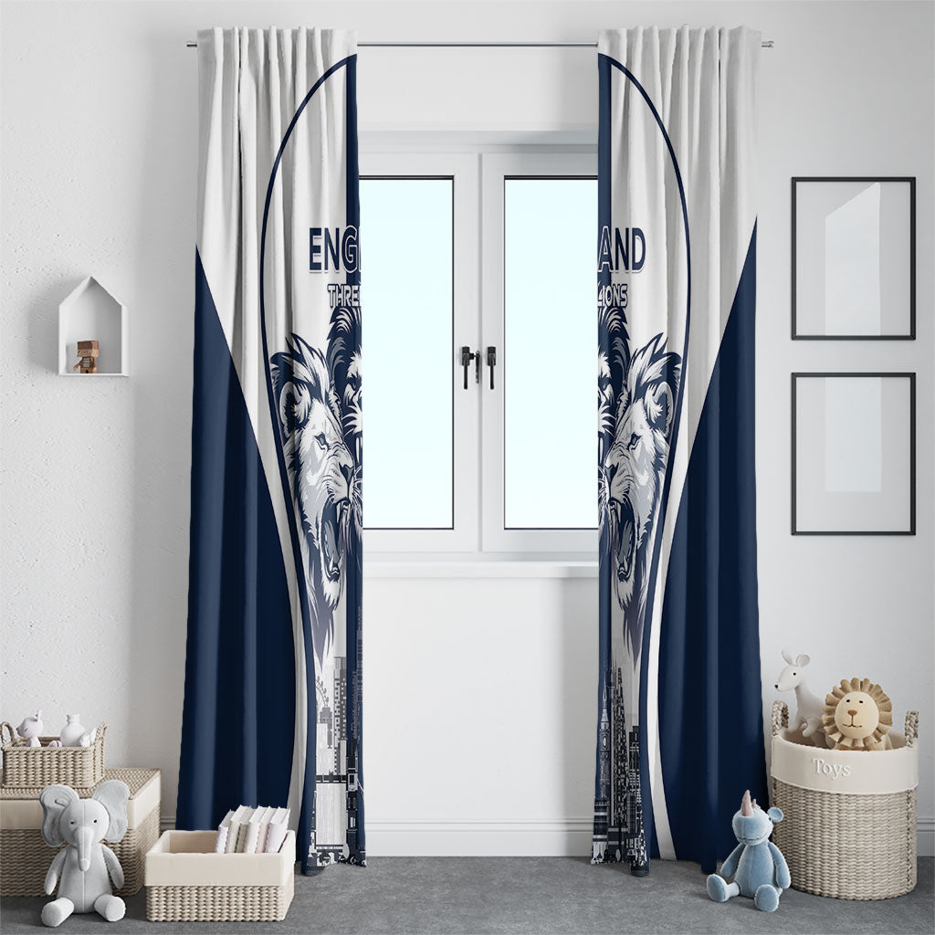 England Football 2026 Window Curtain Three Lions Special Style