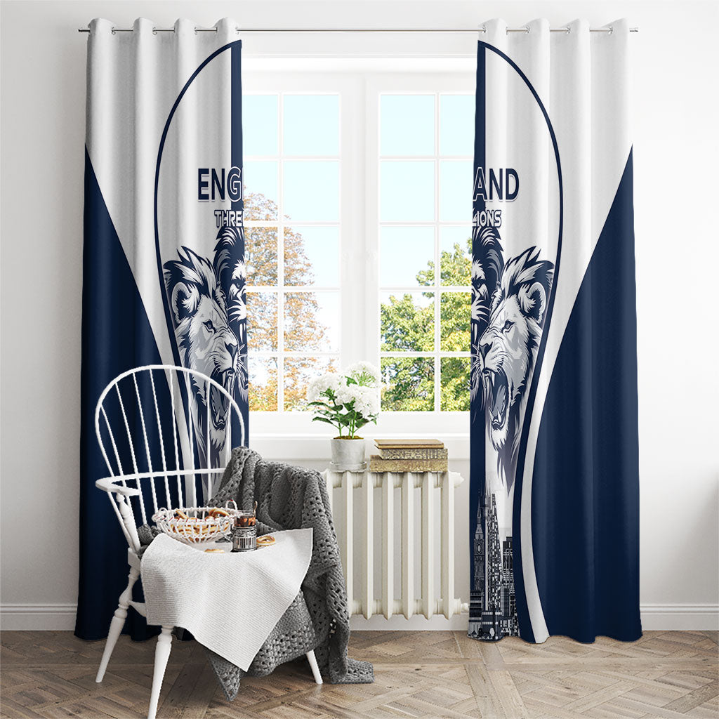 England Football 2026 Window Curtain Three Lions Special Style