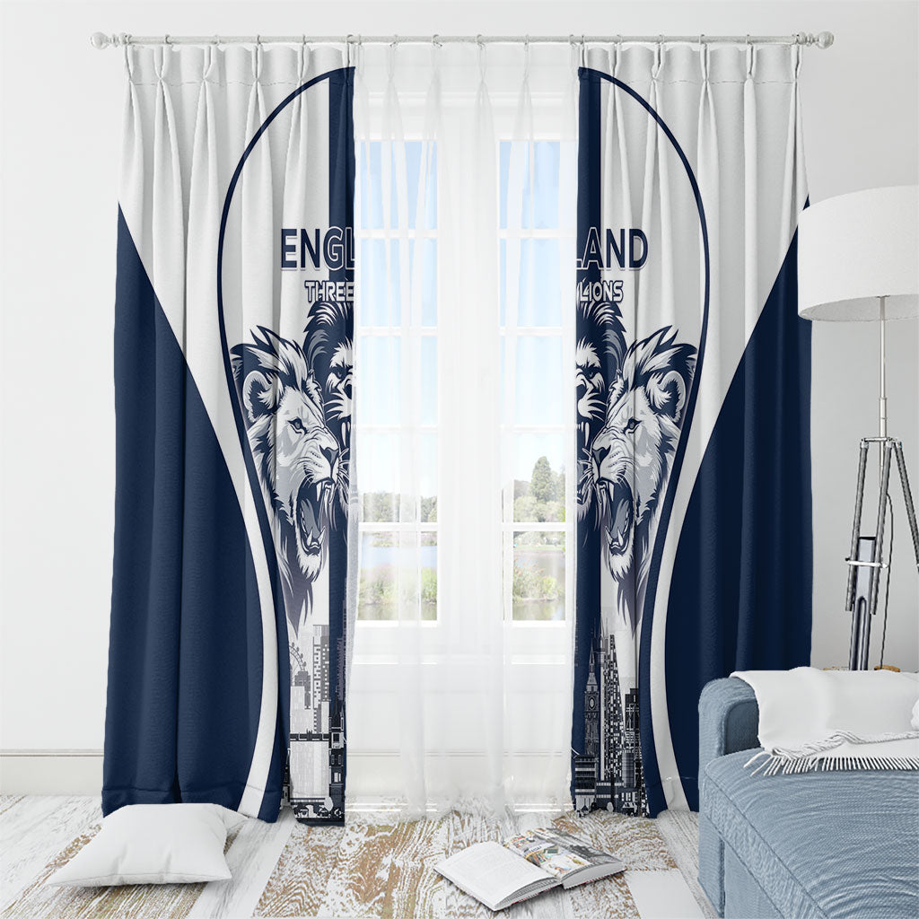 England Football 2026 Window Curtain Three Lions Special Style