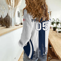 Custom England Football 2026 Women Casual Shirt Three Lions Special Style