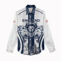 Custom England Football 2026 Women Casual Shirt Three Lions Special Style