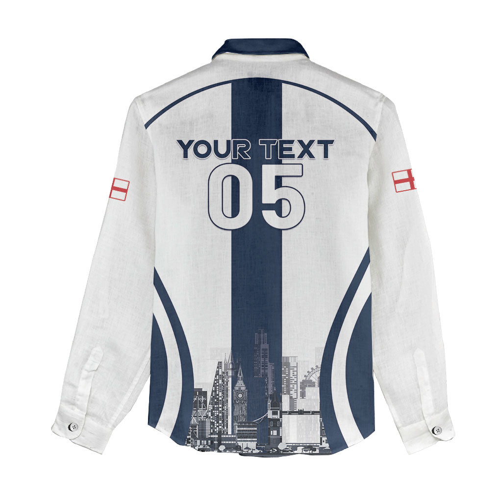 Custom England Football 2026 Women Casual Shirt Three Lions Special Style