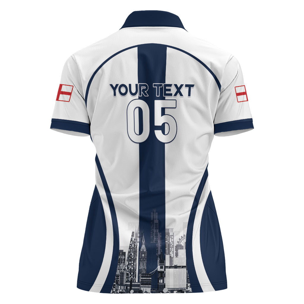 Custom England Football 2026 Women Polo Shirt Three Lions Special Style