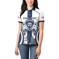 Custom England Football 2026 Women Polo Shirt Three Lions Special Style