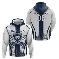 Custom England Football 2026 Zip Hoodie Three Lions Special Style