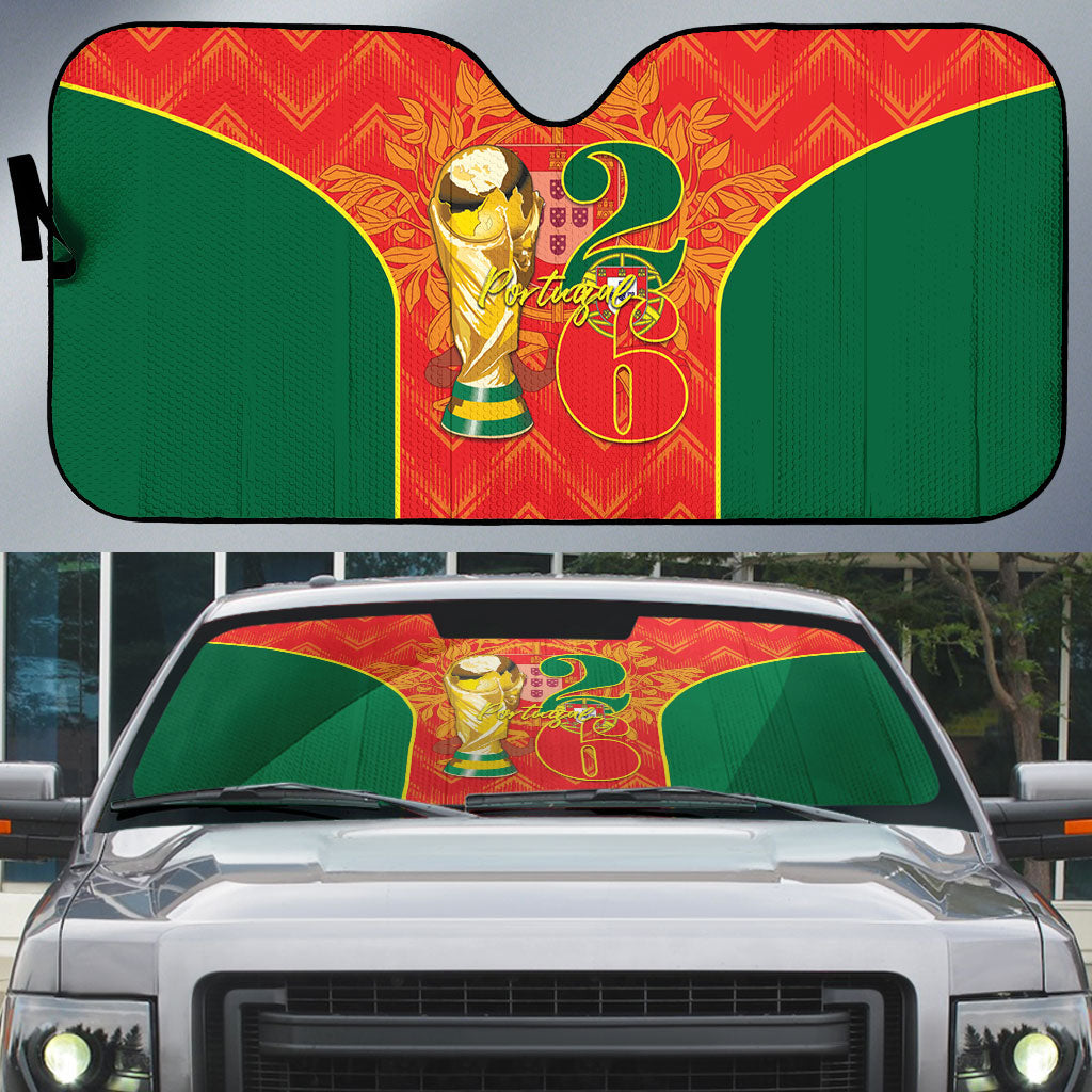 Portugal Football 2026 Auto Sun Shade Road To Glory