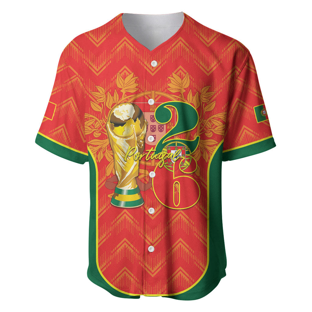 Custom Portugal Football 2026 Baseball Jersey Road To Glory