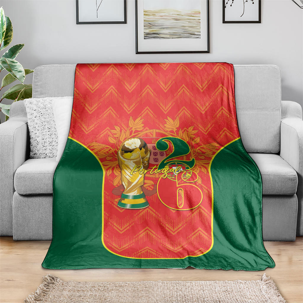 Portugal Football 2026 Blanket Road To Glory