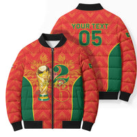 Custom Portugal Football 2026 Bomber Puffer Jacket Road To Glory