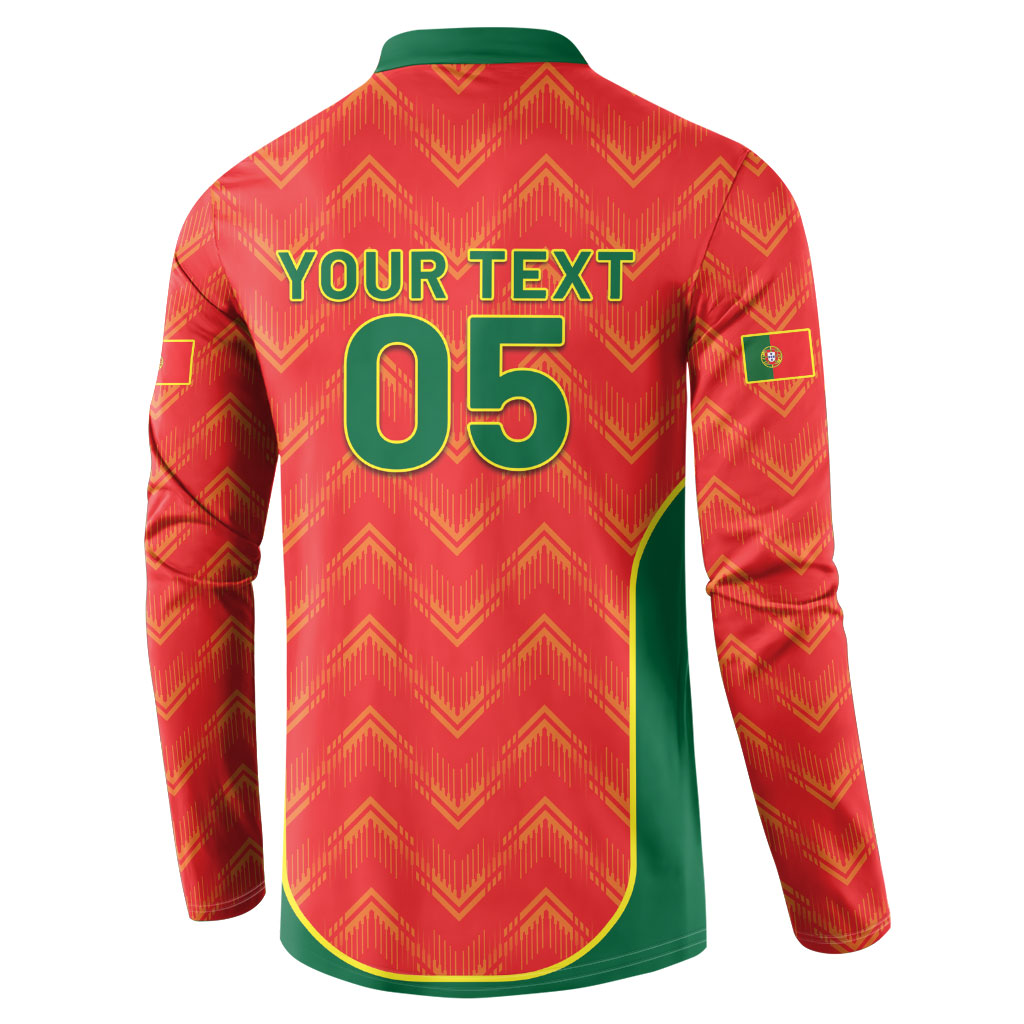 Custom Portugal Football 2026 Button Sweatshirt Road To Glory