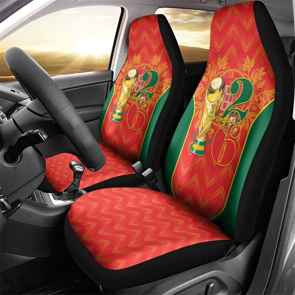 Portugal Football 2026 Car Seat Cover Road To Glory