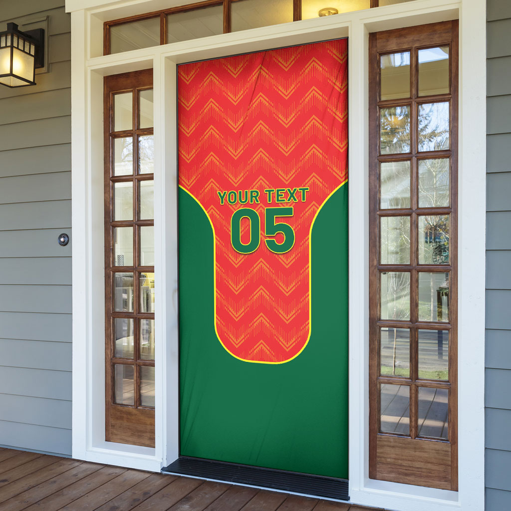 Custom Portugal Football 2026 Door Cover Road To Glory