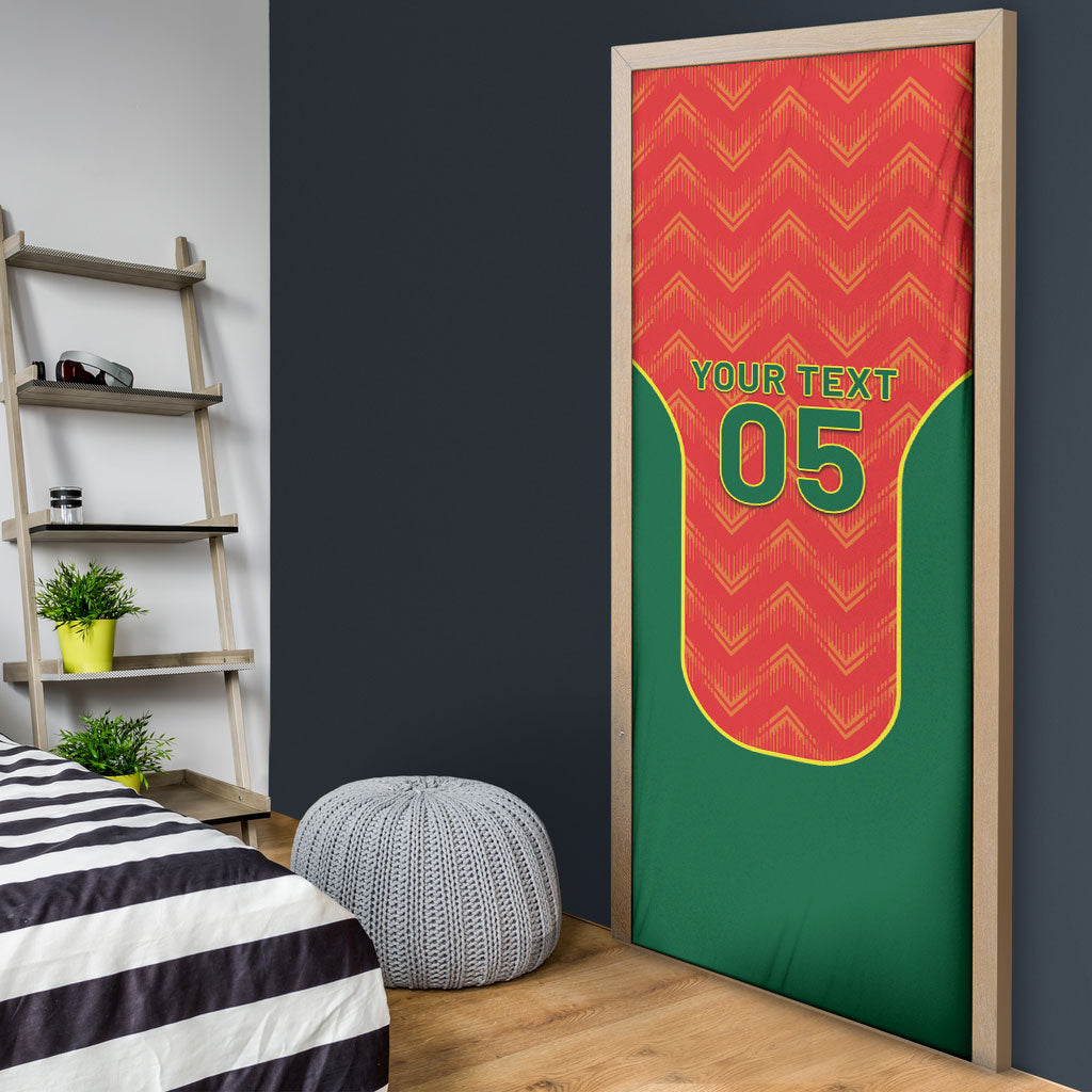 Custom Portugal Football 2026 Door Cover Road To Glory
