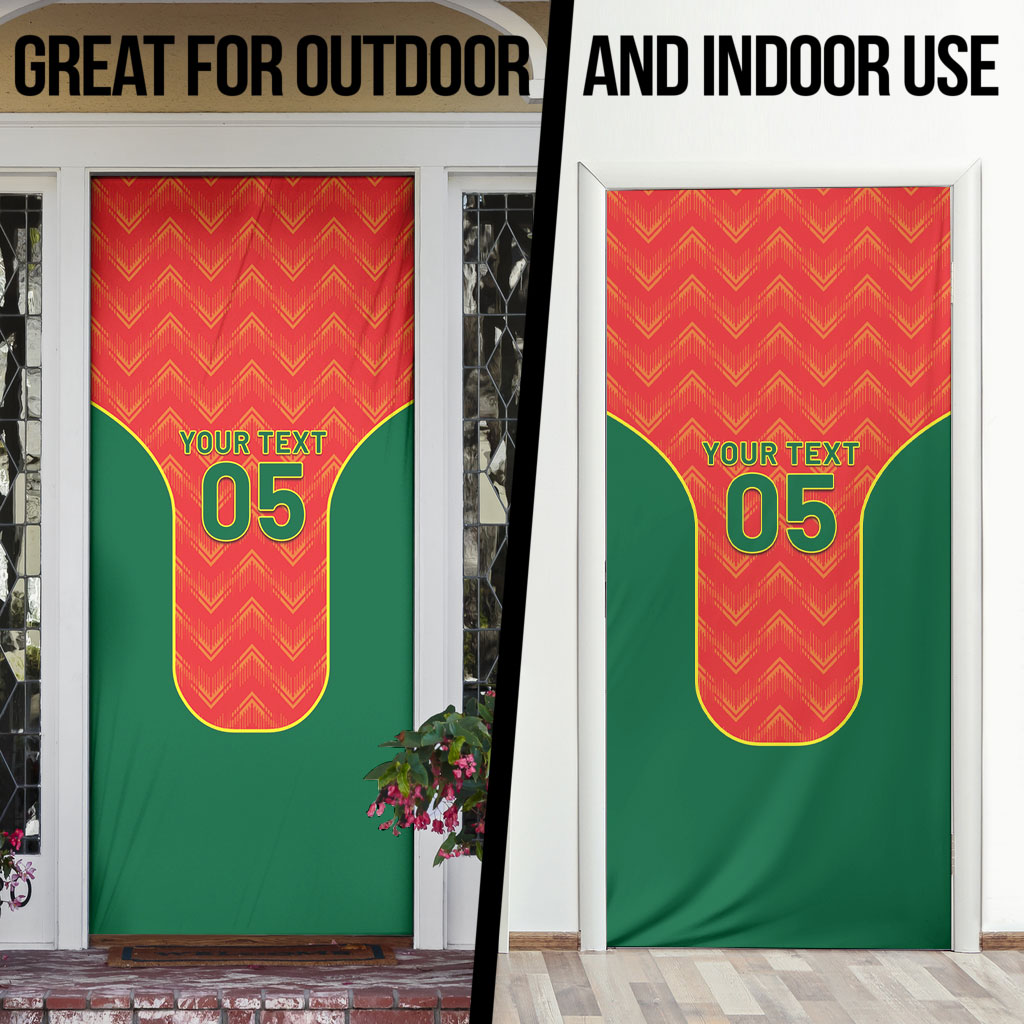 Custom Portugal Football 2026 Door Cover Road To Glory