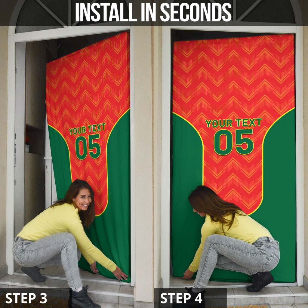 Custom Portugal Football 2026 Door Cover Road To Glory