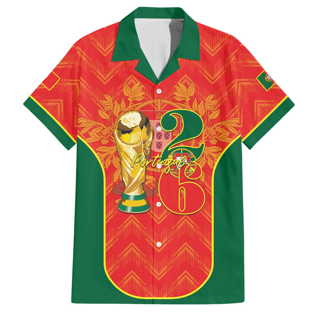 Custom Portugal Football 2026 Hawaiian Shirt Road To Glory