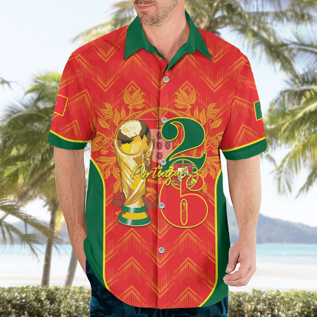 Custom Portugal Football 2026 Hawaiian Shirt Road To Glory