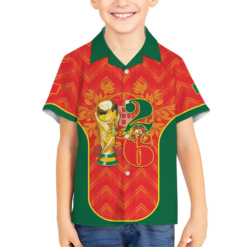 Custom Portugal Football 2026 Hawaiian Shirt Road To Glory