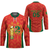 Custom Portugal Football 2026 Hockey Jersey Road To Glory