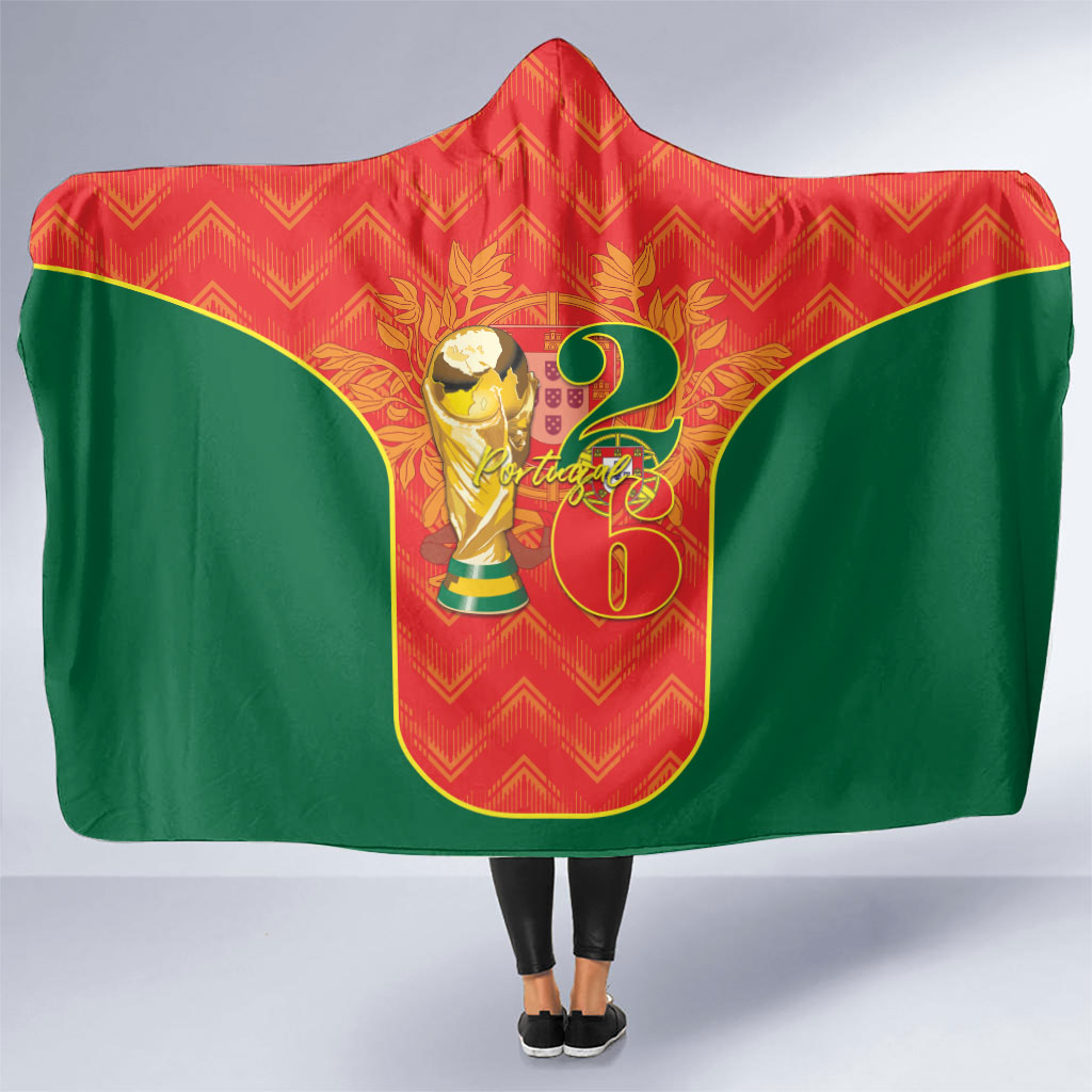 Portugal Football 2026 Hooded Blanket Road To Glory