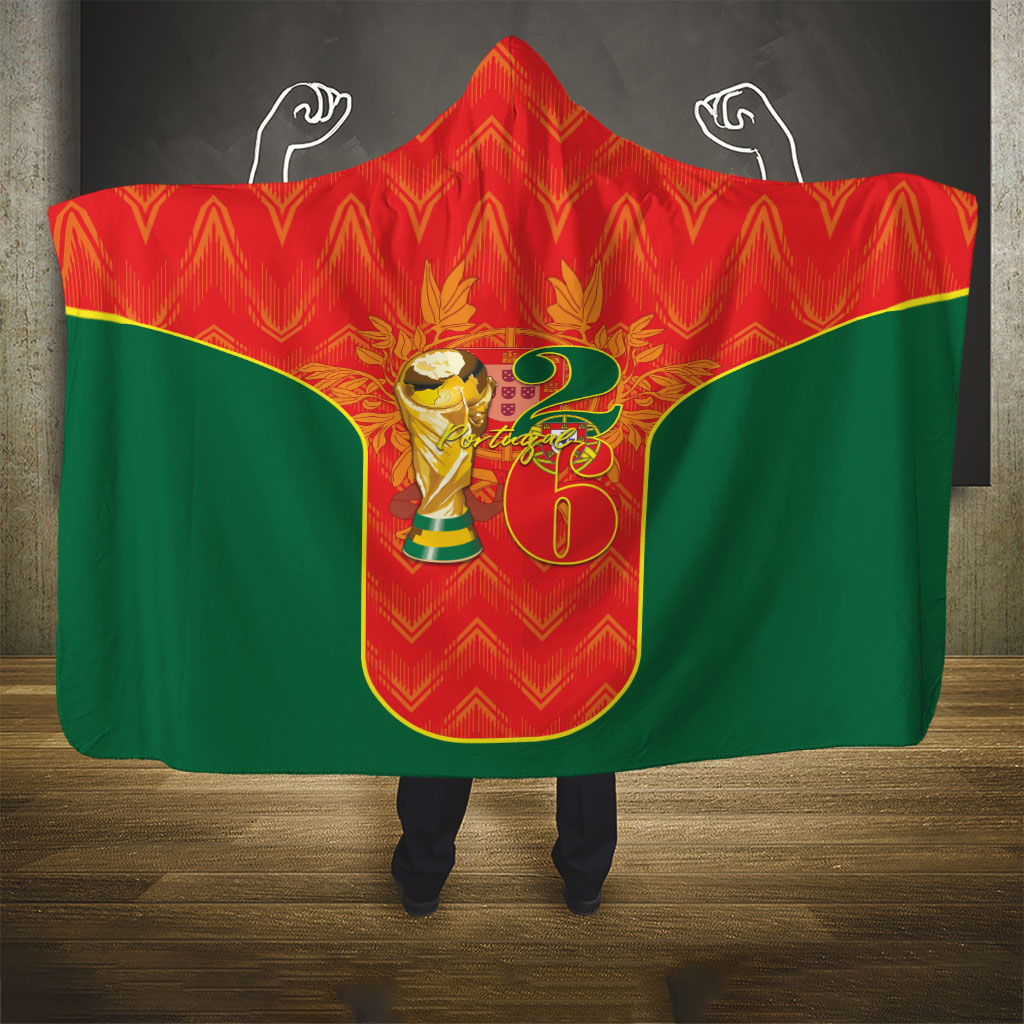 Portugal Football 2026 Hooded Blanket Road To Glory