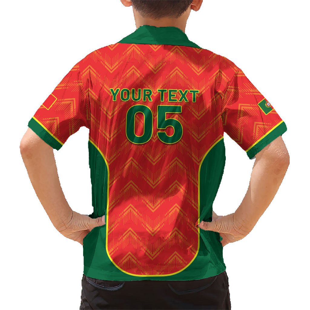 Custom Portugal Football 2026 Kid Hawaiian Shirt Road To Glory