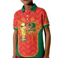 Custom Portugal Football 2026 Kid Polo Shirt Road To Glory