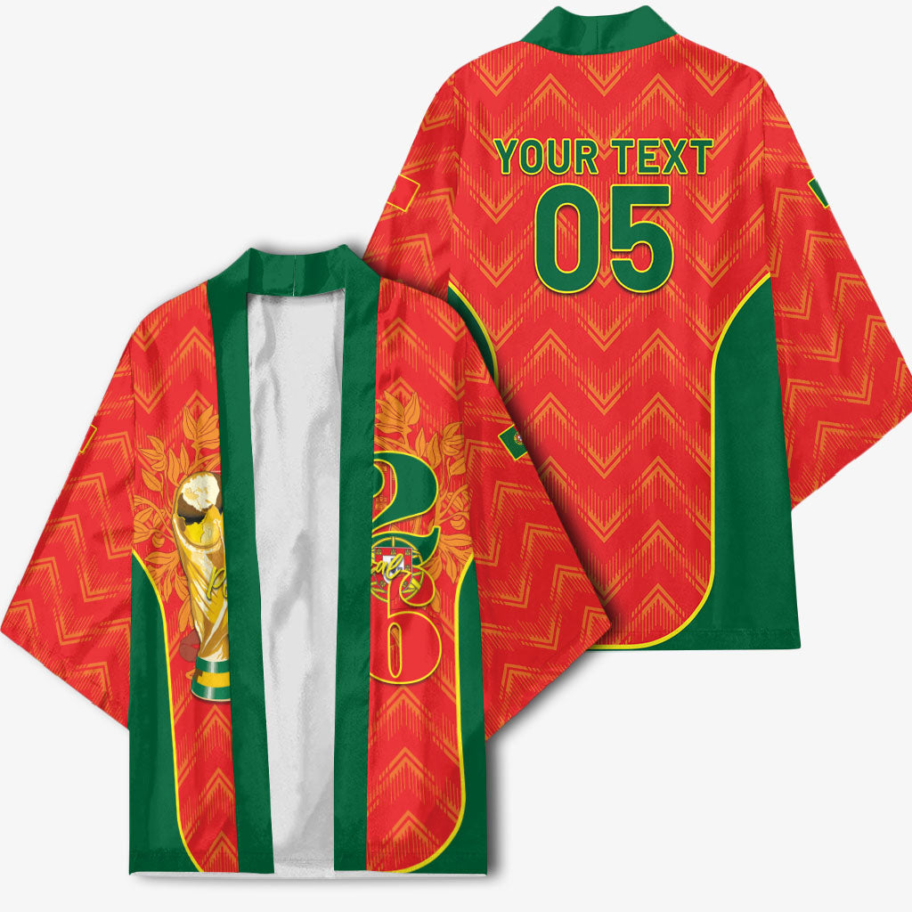 Custom Portugal Football 2026 Kimono Road To Glory