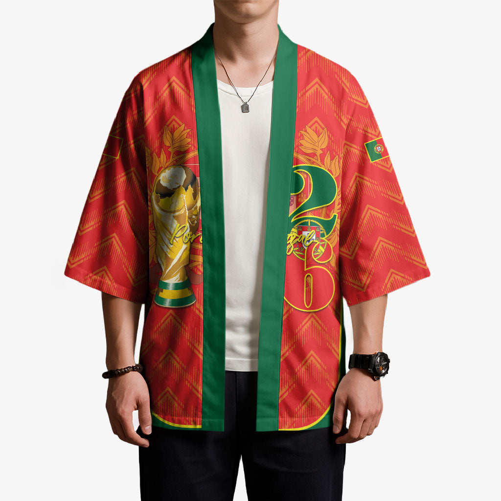Custom Portugal Football 2026 Kimono Road To Glory