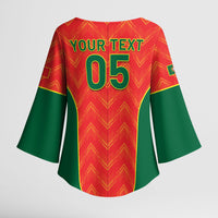 Custom Portugal Football 2026 Kimono Sleeve Blouse Road To Glory