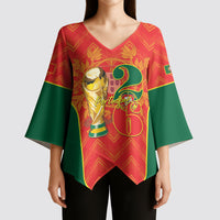 Custom Portugal Football 2026 Kimono Sleeve Blouse Road To Glory