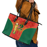 Portugal Football 2026 Leather Tote Bag Road To Glory