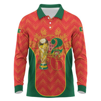 Custom Portugal Football 2026 Long Sleeve Polo Shirt Road To Glory