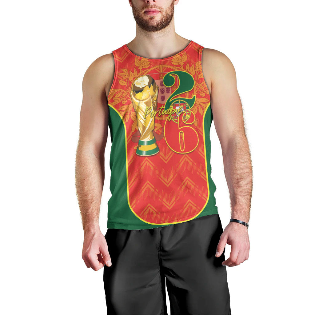 Custom Portugal Football 2026 Men Tank Top Road To Glory