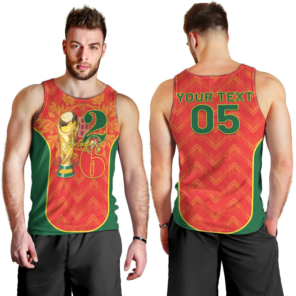Custom Portugal Football 2026 Men Tank Top Road To Glory