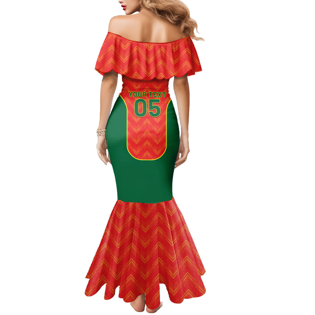Custom Portugal Football 2026 Mermaid Dress Road To Glory