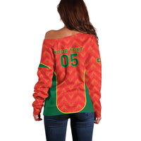 Custom Portugal Football 2026 Off Shoulder Sweater Road To Glory
