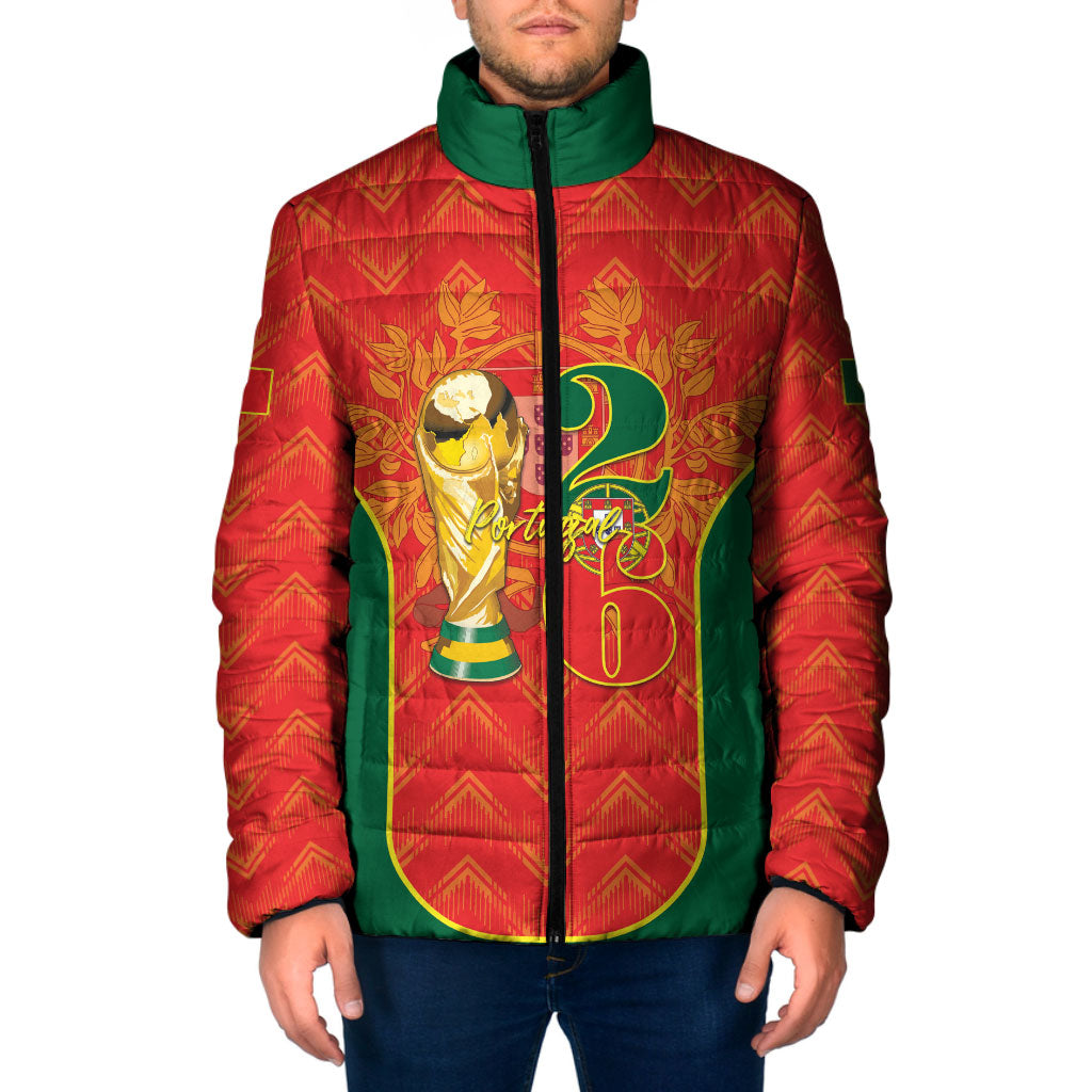 Custom Portugal Football 2026 Padded Jacket Road To Glory